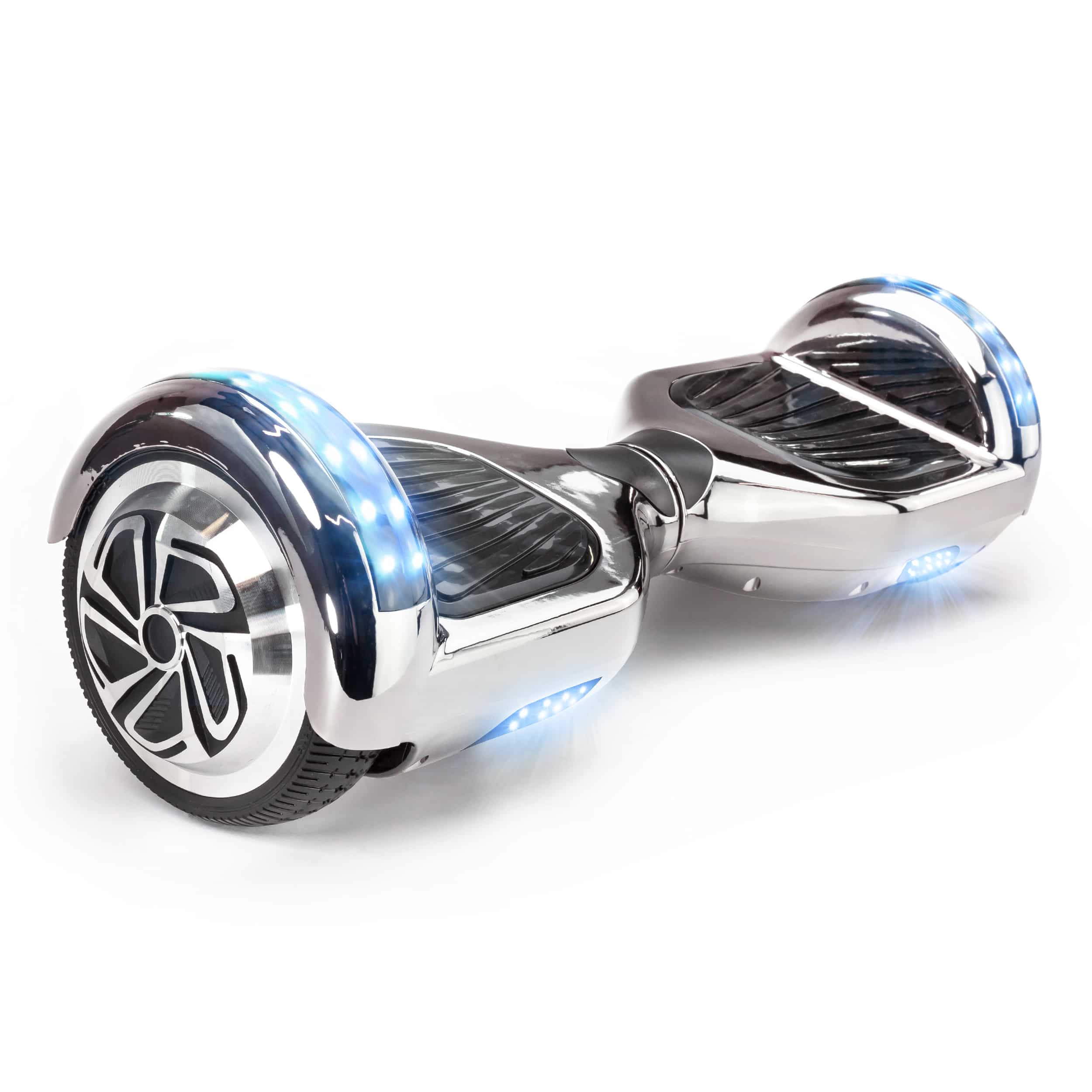 Silver Chrome X6 Hoverboard