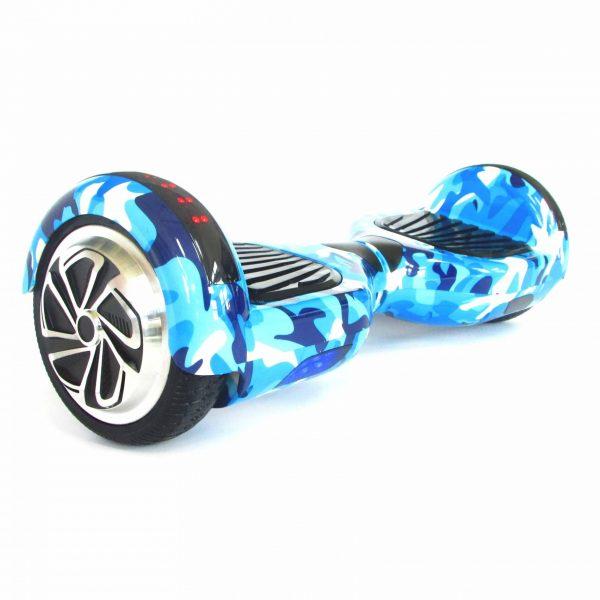 blue camo hoverboard