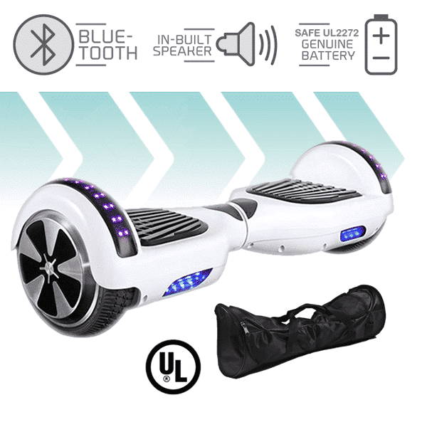 white hoverboard